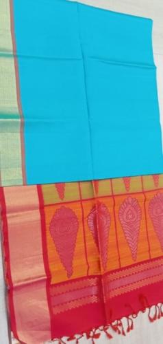 SOFT SILK SAREE WITH BLOUSE